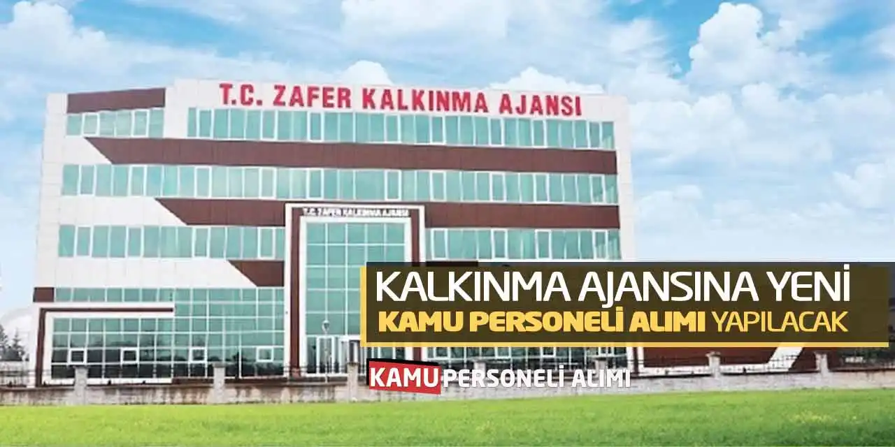 Kalkınma Ajansına Yeni Kamu Personeli Alımı Yapılacak