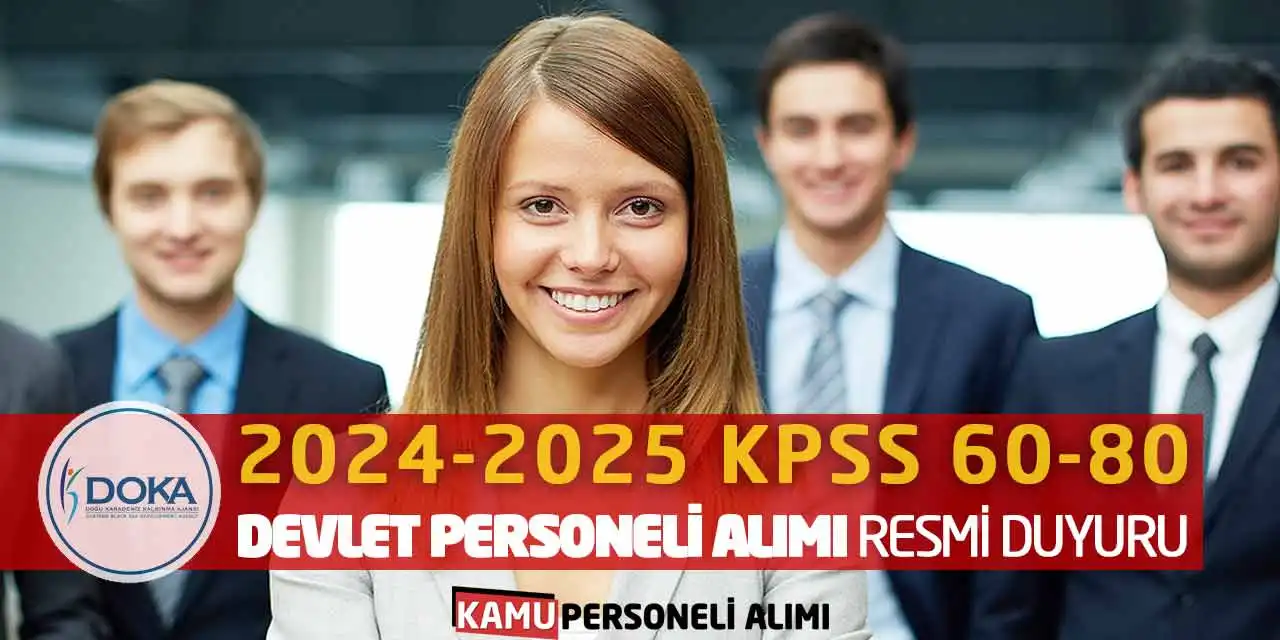 2024-2025 KPSS 60-80 Devlet Personeli Alımı: Resmi Duyuru
