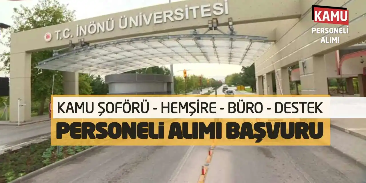 Kamu Şoförü Hemşire Büro Destek Personeli Alımı Başvuru