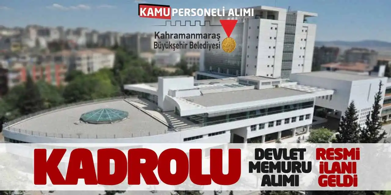 Büyükşehir Kadrolu Devlet Memuru Alımı Resmi İlanı Geldi