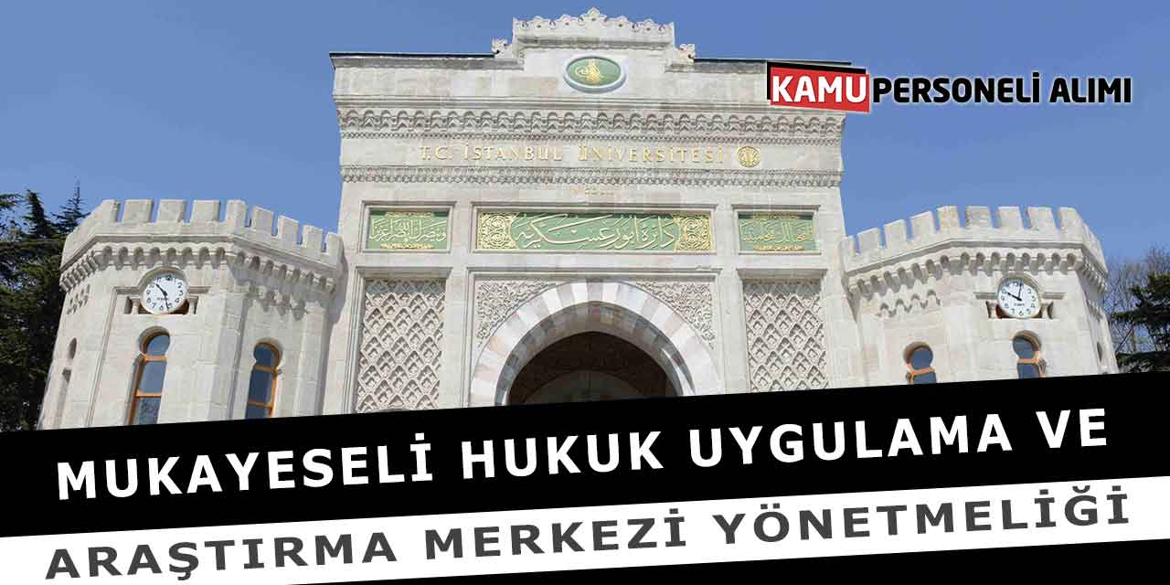 Mukayeseli Hukuk Uygulama ve Araştırma Merkezi Yönetmeliği