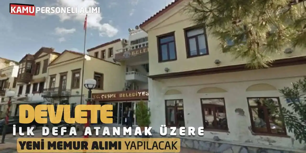 Devlete İlk Defa Atanmak Üzere Yeni Memur Alımı Yapılacak