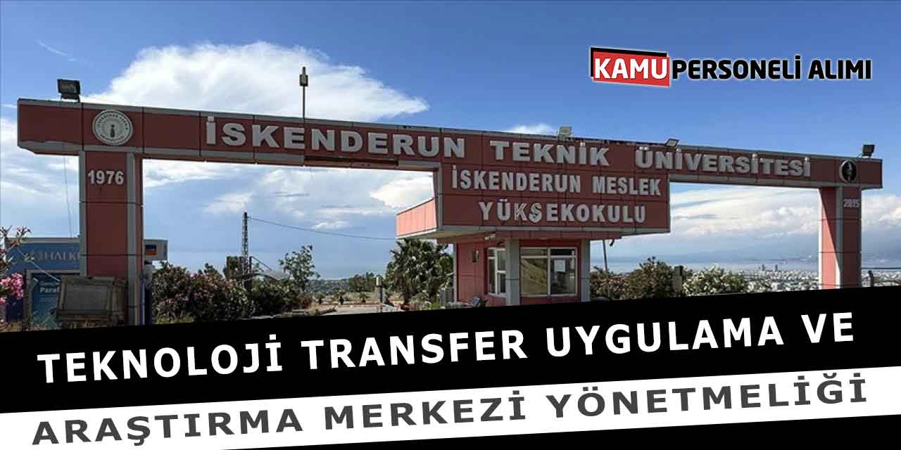 Teknoloji Transfer Uygulama ve Araştırma Merkezi Yönetmeliği