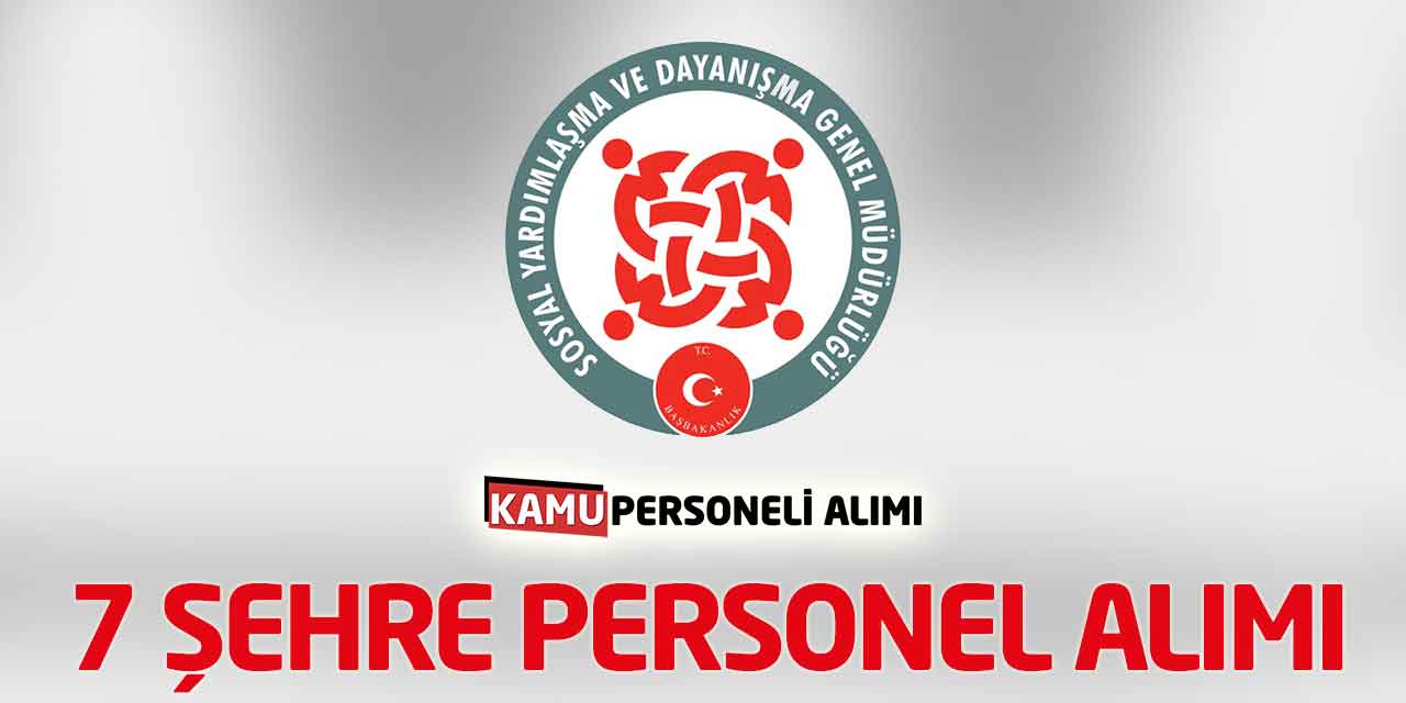 Sosyal Yardımlaşma ve Dayanışma Vakıf Alımları 7 Şehre Başladı