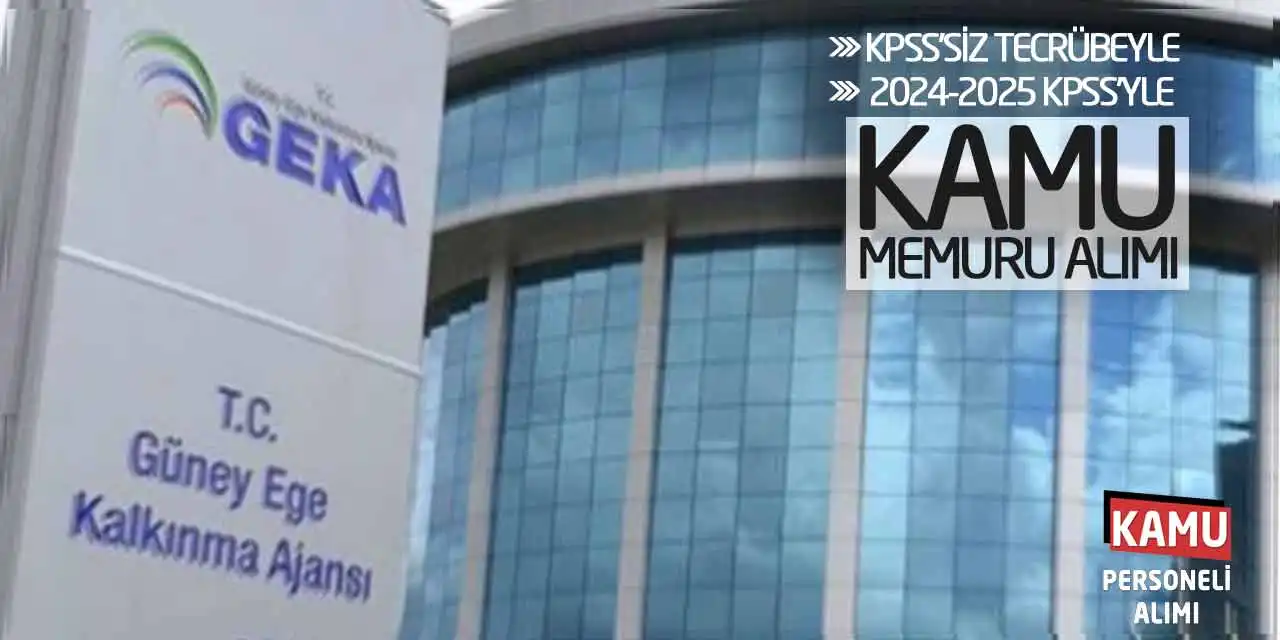 KPSS’siz Tecrübeyle 2024-2025 KPSS’yle Kamu Memuru Alımı