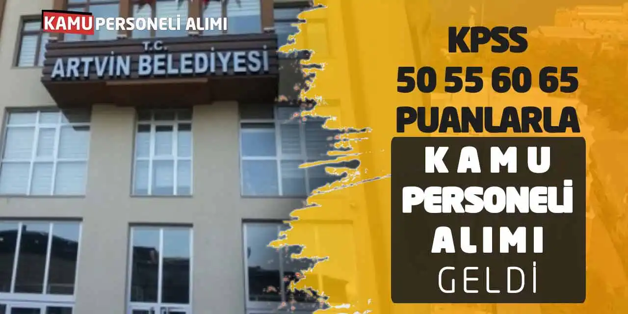 KPSS 50 55 60 65 Puanlarla Kamu Personeli Alımı Geldi