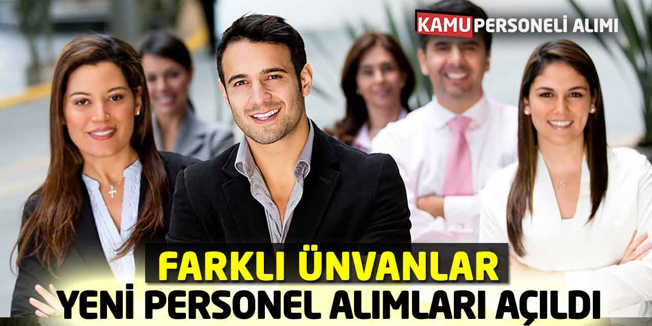Belediye Şirketlerinde Farklı Ünvanlar Yeni Personel Alımları