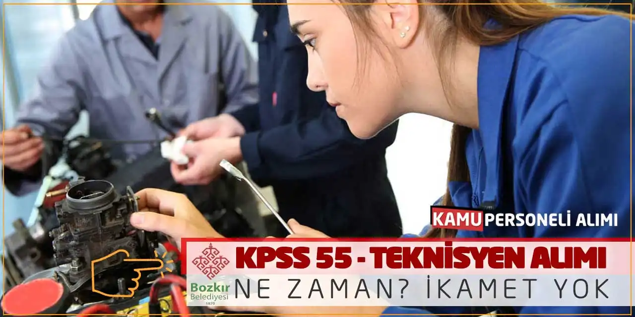 KPSS 55 Teknisyen Alımı Ne Zaman? Mesudiye Belediyesi: İkamet Yok