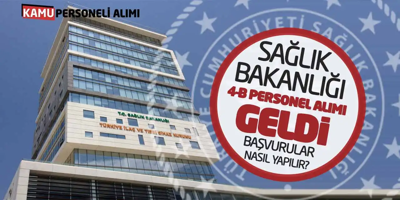 Sağlık Bakanlığı Sözleşmeli Personel Alımı Geldi! Başvurular Nasıl Yapılır?