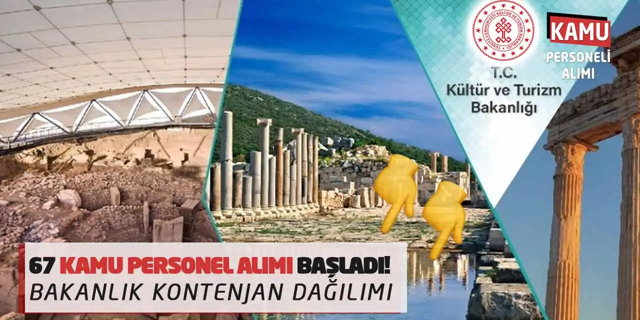 67 Kamu Personel Alımı Başladı! Bakanlık Kontenjan Dağılımı