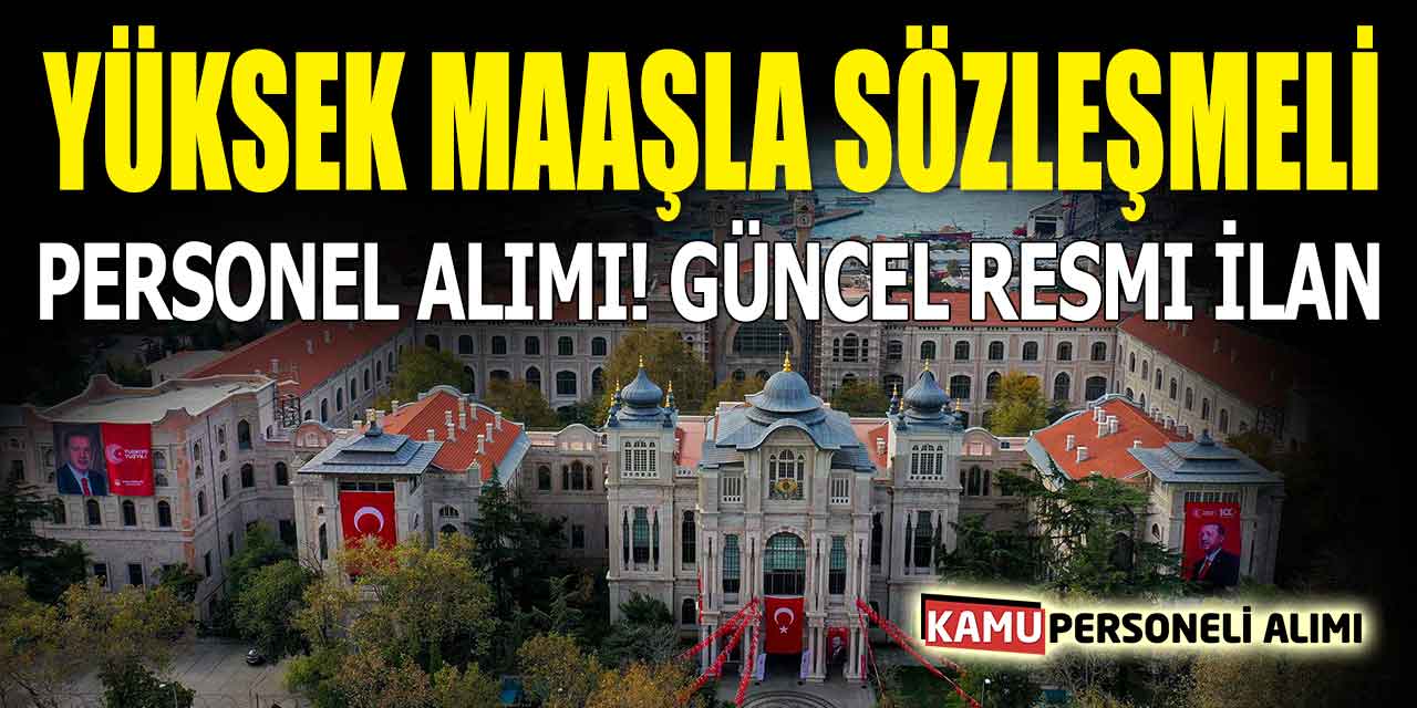 SBÜ Yüksek Maaşla Sözleşmeli Personel Alımı Yapıyor! Güncel Resmi İlan