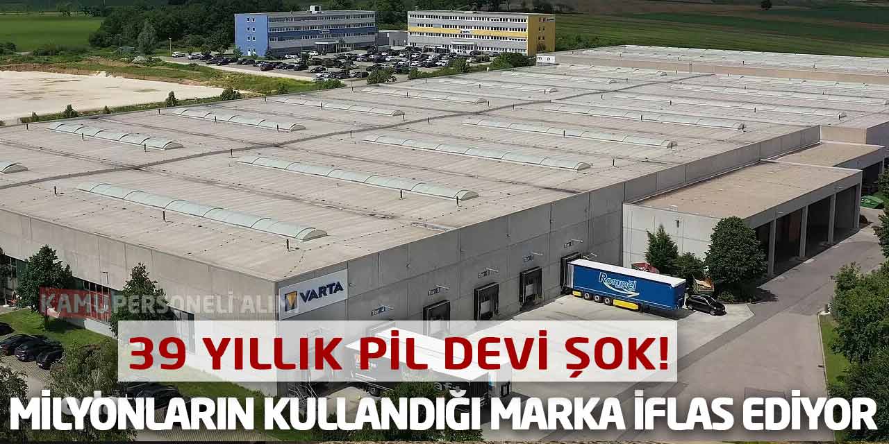 39 Yıllık Pil Devi Şok! Milyonların Kullandığı Marka İflas Ediyor
