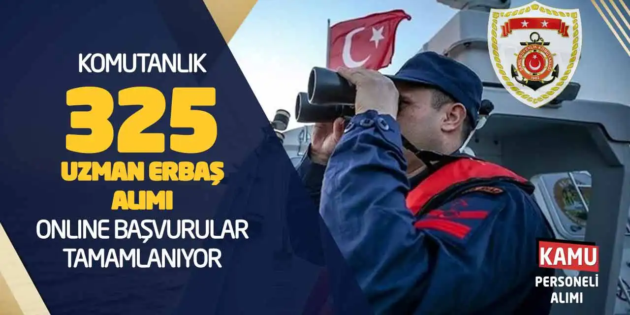 Komutanlık 325 Uzman Erbaş Alımı: Online Başvurular Tamamlanıyor
