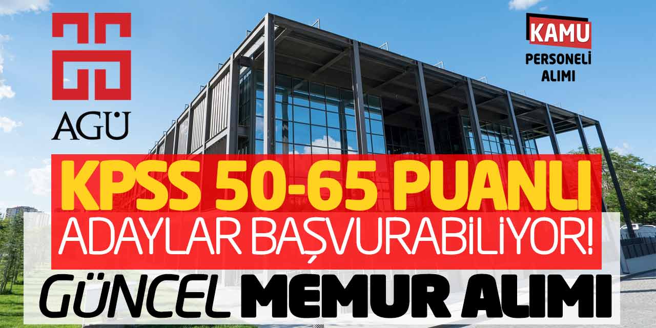 KPSS 50-65 Puanlı Adaylar Başvurabiliyor! Güncel Memur Personel Alımı