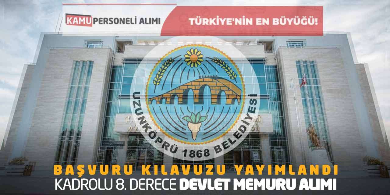 Başvuru Kılavuzu Yayımlandı: Kadrolu 8. Derece Devlet Memuru Alımı