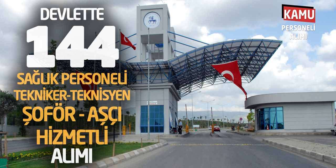 Devlette 144 Sağlık Personeli Tekniker Teknisyen Şoför Aşçı Hizmetli Alımı