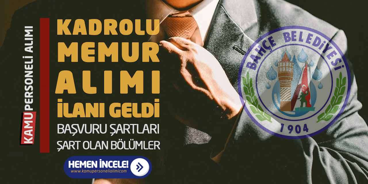 Kadrolu Memur Alımı İlanı Geldi: Başvuru Şartları ve Şart Olan Bölümler