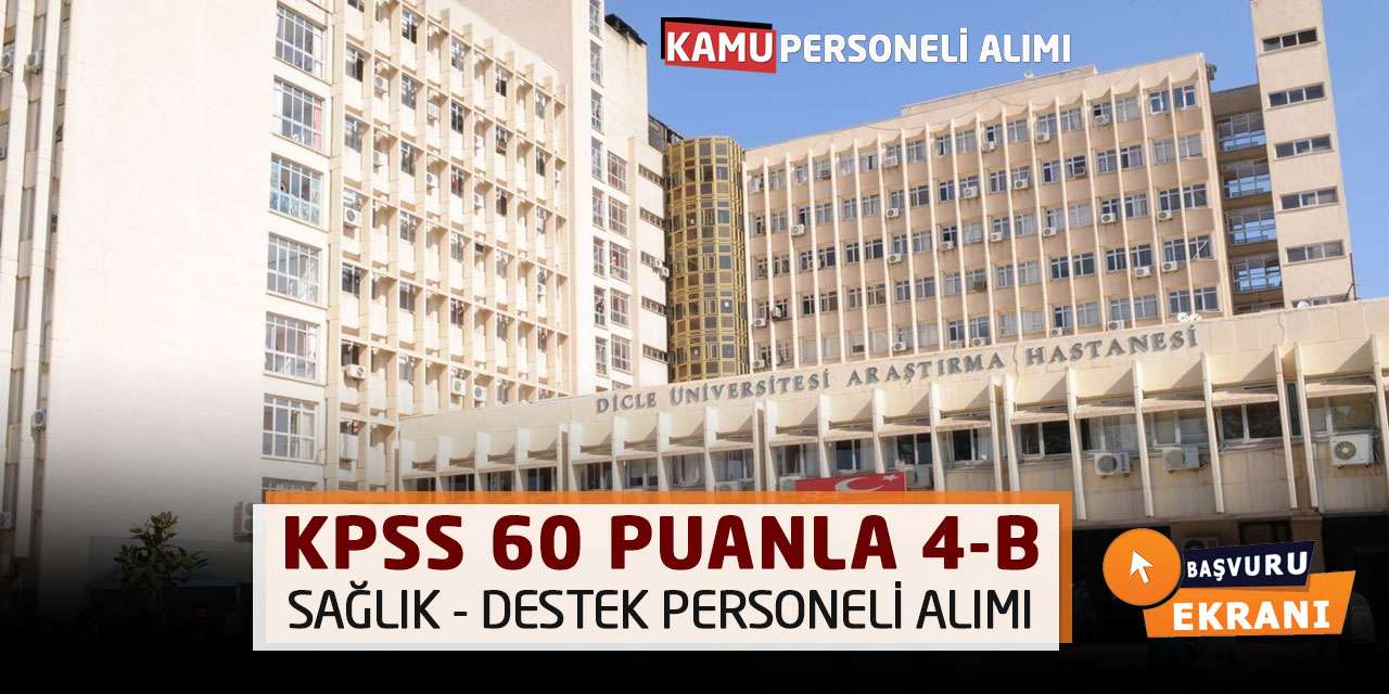 KPSS 60 Puanla Sözleşmeli Sağlık ve Destek Personeli Alımı: Başvuru Ekranı