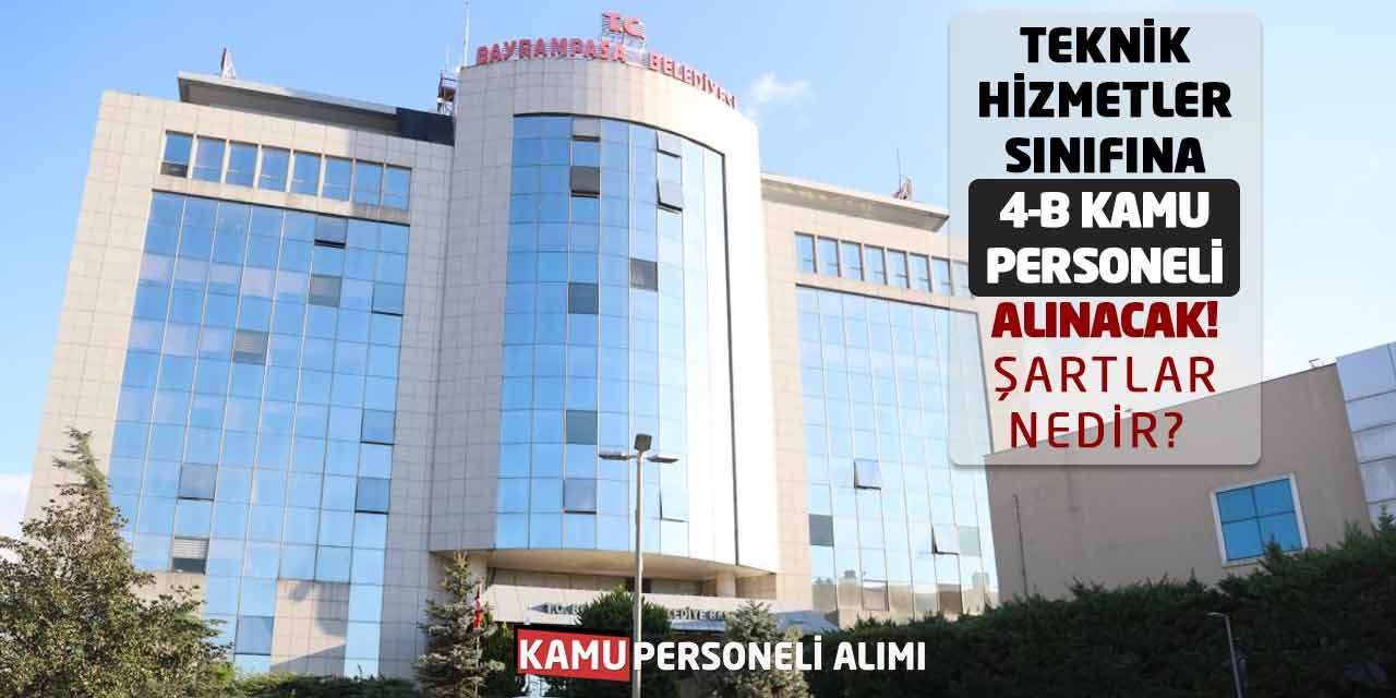 Teknik Hizmetler Sınıfına 4-B Kamu Personeli Alınacak! Şartlar Nedir?