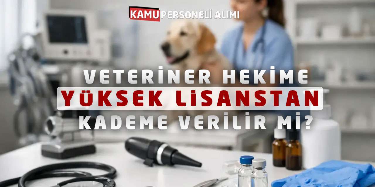 Veteriner Hekime Yüksek Lisanstan Kademe Verilir mi?