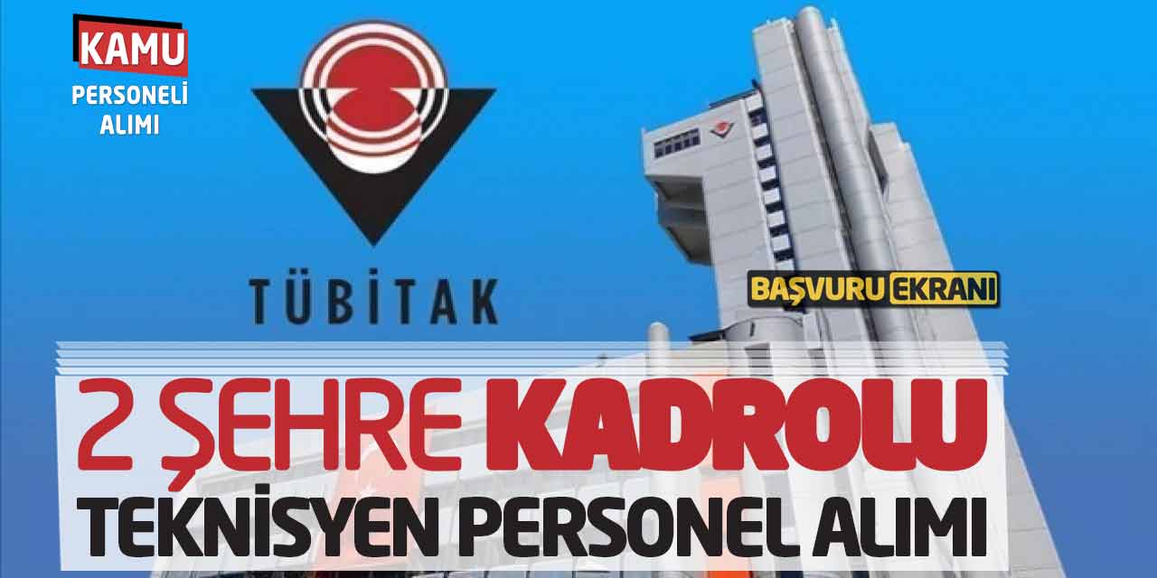 2 Şehre Kadrolu Teknisyen Personel Alımı Yapılacak! Başvuru Ekranı