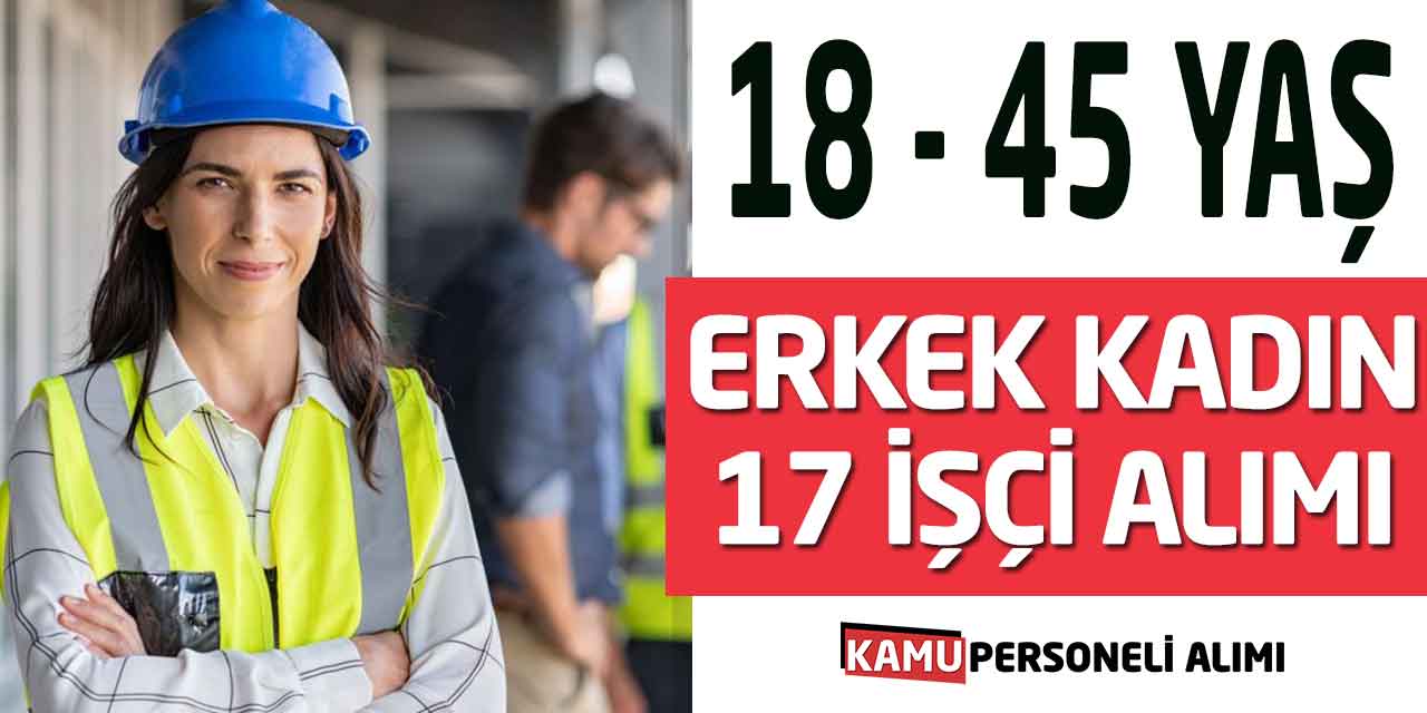 Erkek Kadın 17 Beden İşçisi Alımı! 18 - 45 Yaş