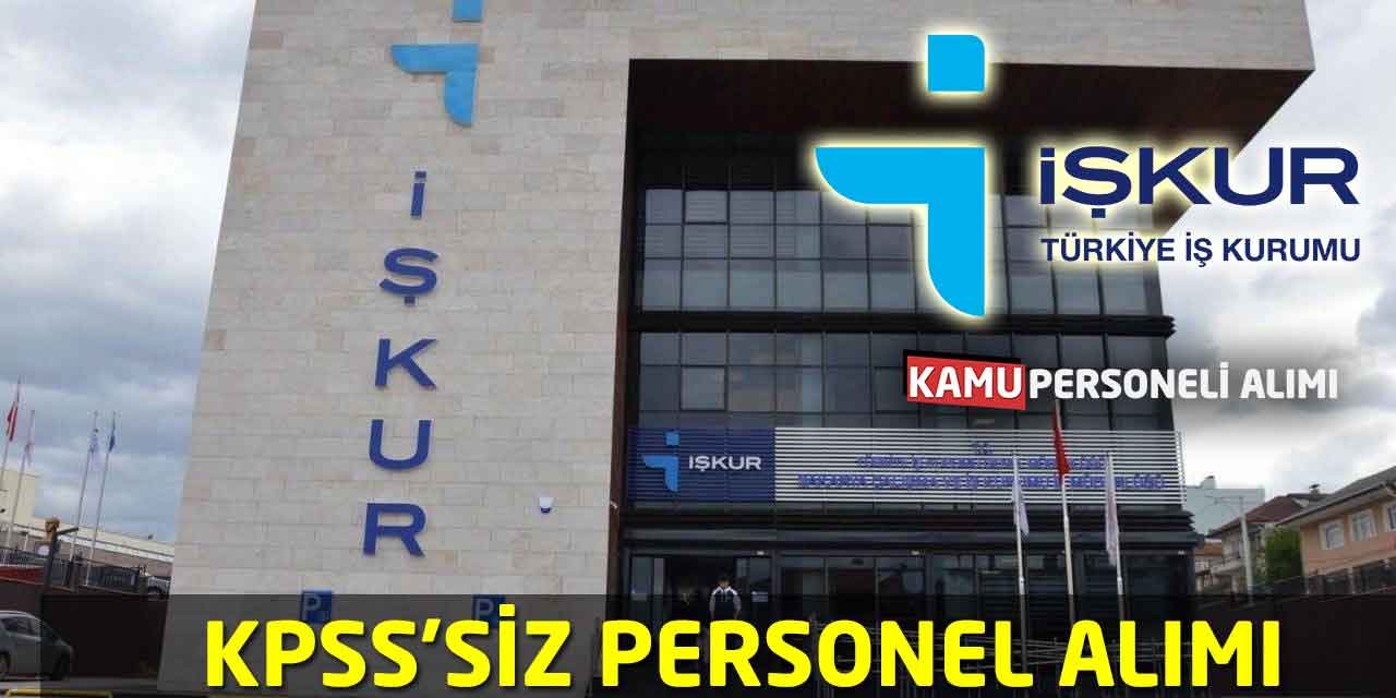 Sulama Birliğine KPSS'siz Personel Alımı Başladı