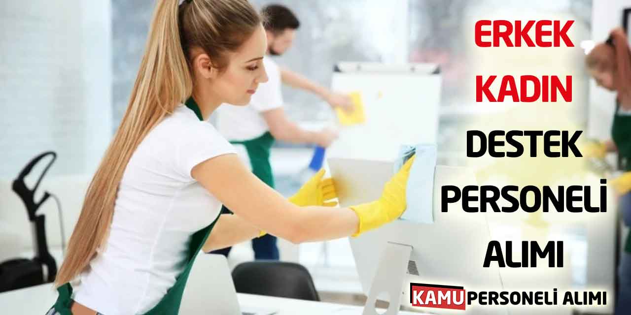 Belediyeye Erkek Kadın Destek Personeli Alımı Yapıyor!