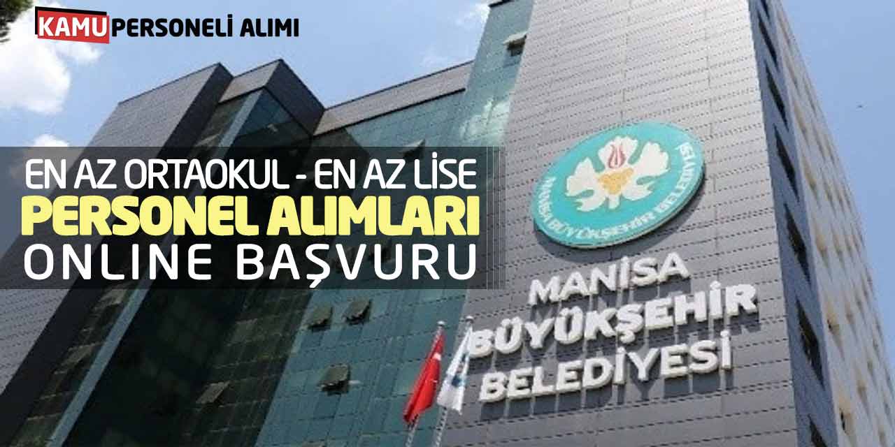 En Az Ortaokul ve En Az Lise Personel Alımları! Online Başvurular