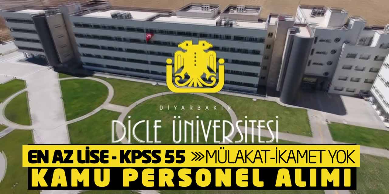 En Az Lise KPSS 55 Kamu Personel Alımı: Mülakat-İkamet Yok