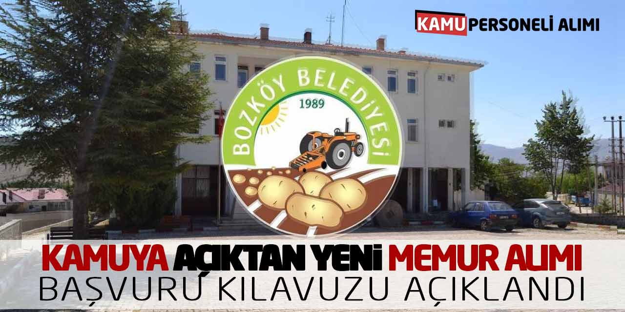 Kamuya Açıktan Yeni Memur Alımı Başvuru Kılavuzu Açıklandı