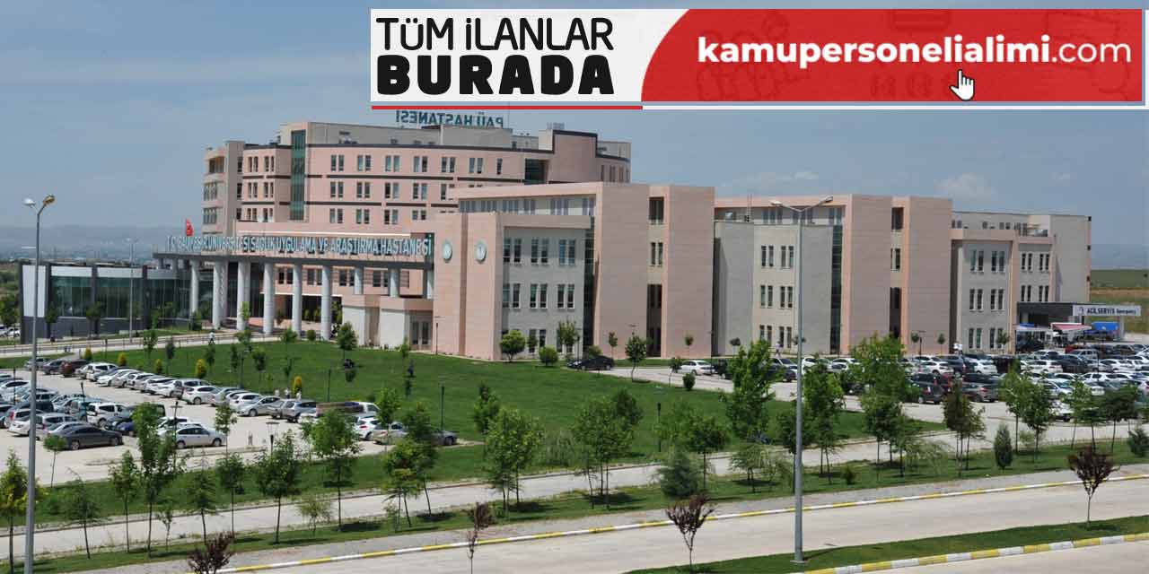 Devlet Hastanesi Lise Önlisans Lisans 86 Memur Alımı! KPSS 60