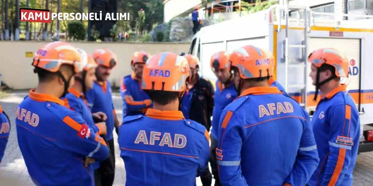 AFAD 1000 Arama Kurtarma Tekinkeri Alımı: 64 Şehir Başvuru Ekranı