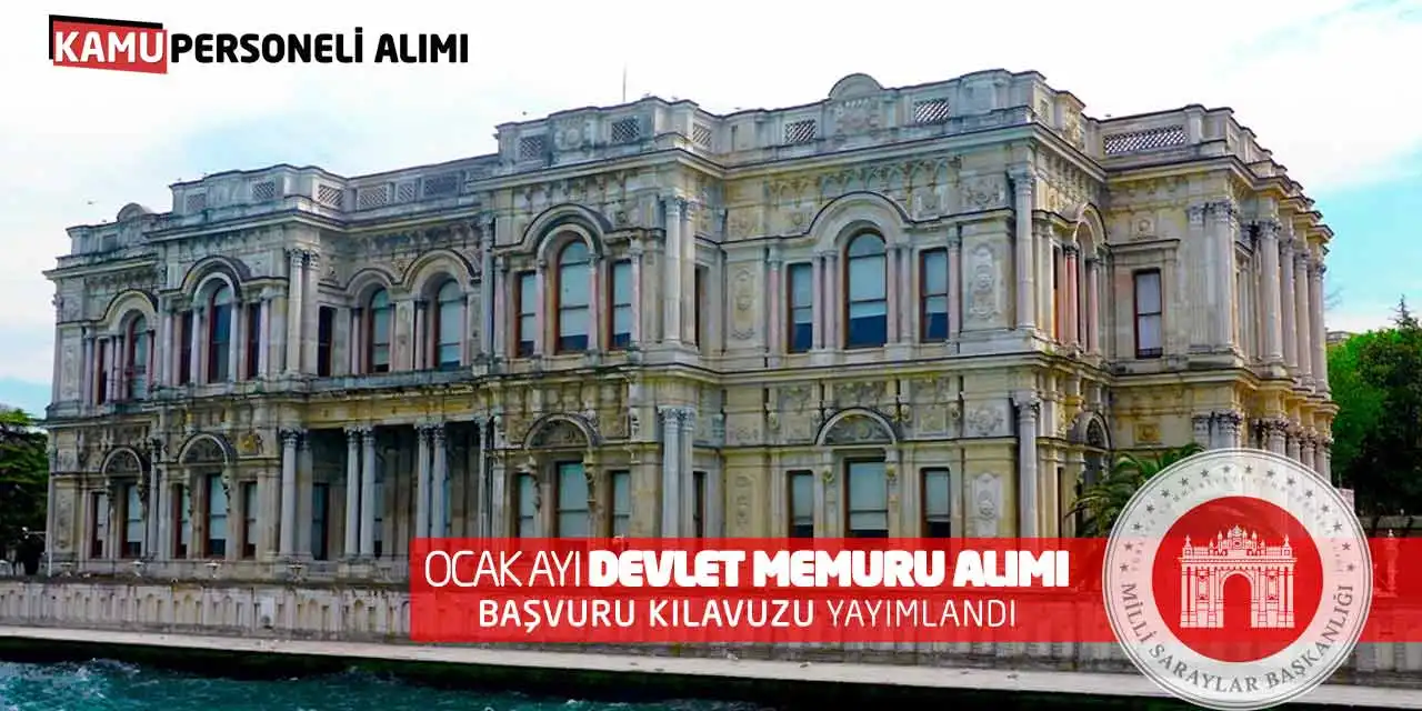 Başkanlık Ocak Ayı Devlet Memuru Alımı Başvuru Kılavuzu Yayımlandı