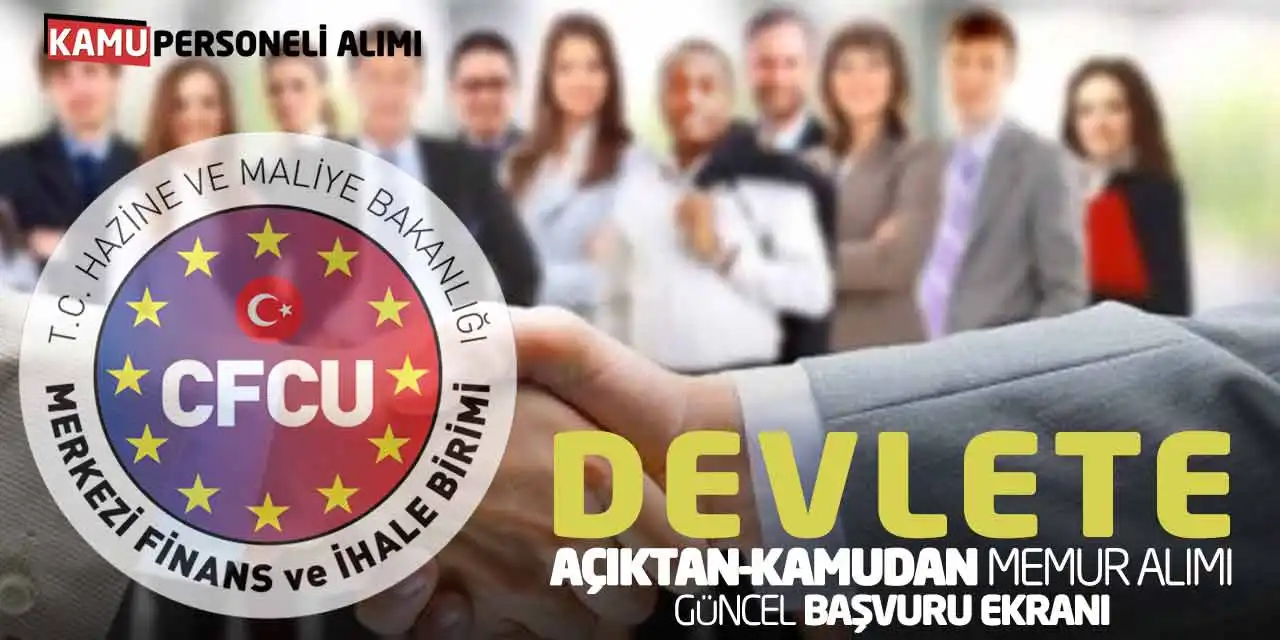 Devlete Açıktan-Kamudan Memur Alımı: Güncel Başvuru Ekranı