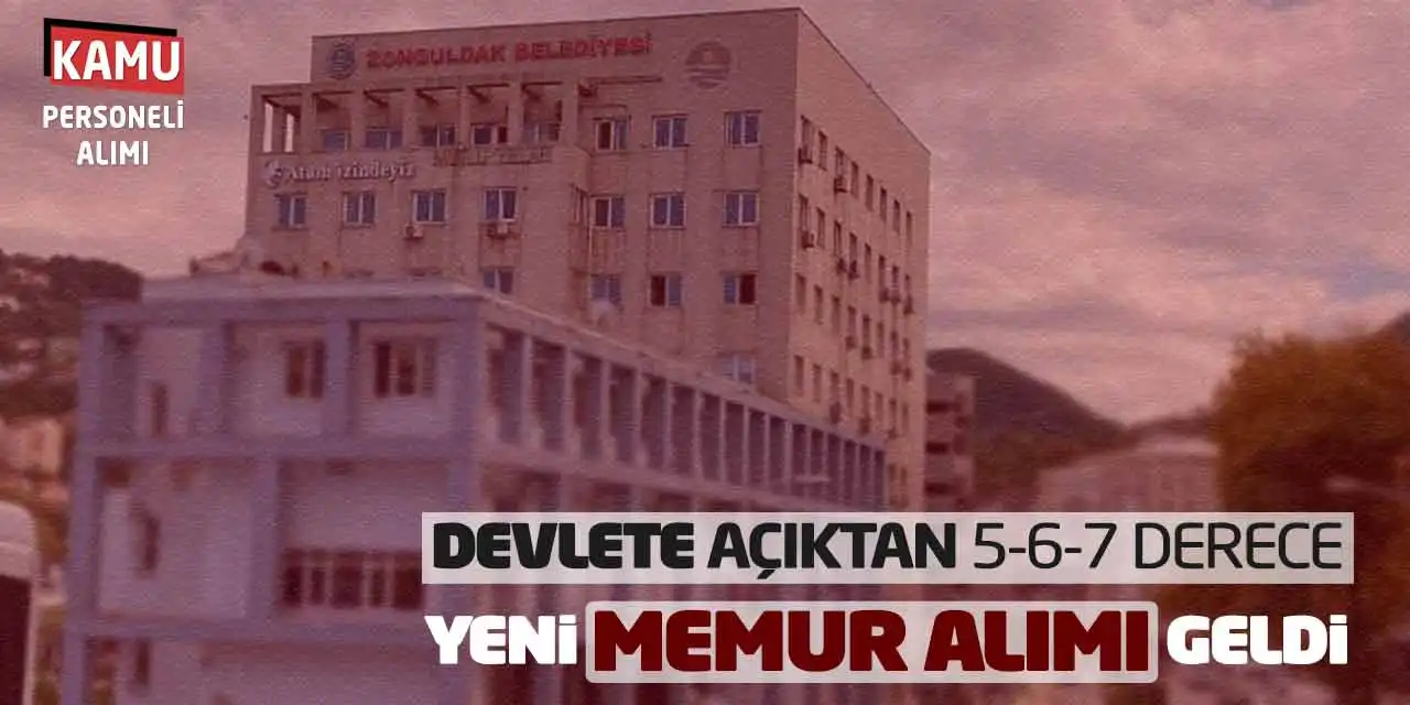 Devlete Açıktan 5-6-7 Derece Yeni Memur Alımı Başvuru Kılavuzu Geldi