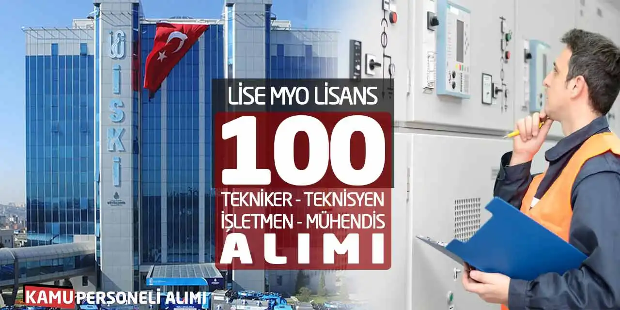 Lise MYO Lisans 100 Tekniker Teknisyen İşletmen Mühendis Alımı