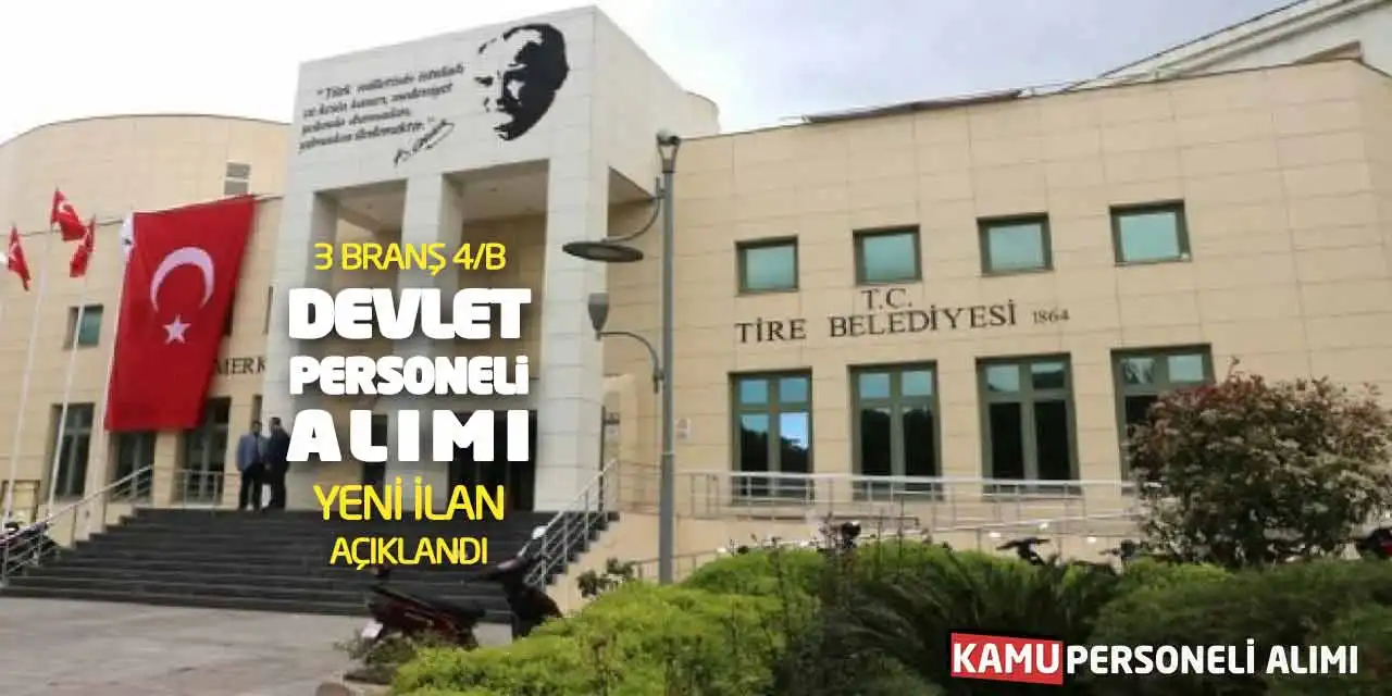 3 Branş Sözleşmeli Devlet Personeli Alımı Yeni İlan Açıklandı