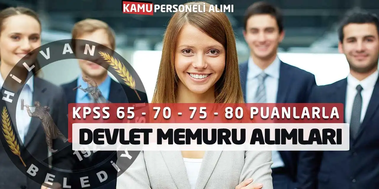 KPSS 65 70 75 80 Puanlarla Devlet Memuru Alımları Yapılacak