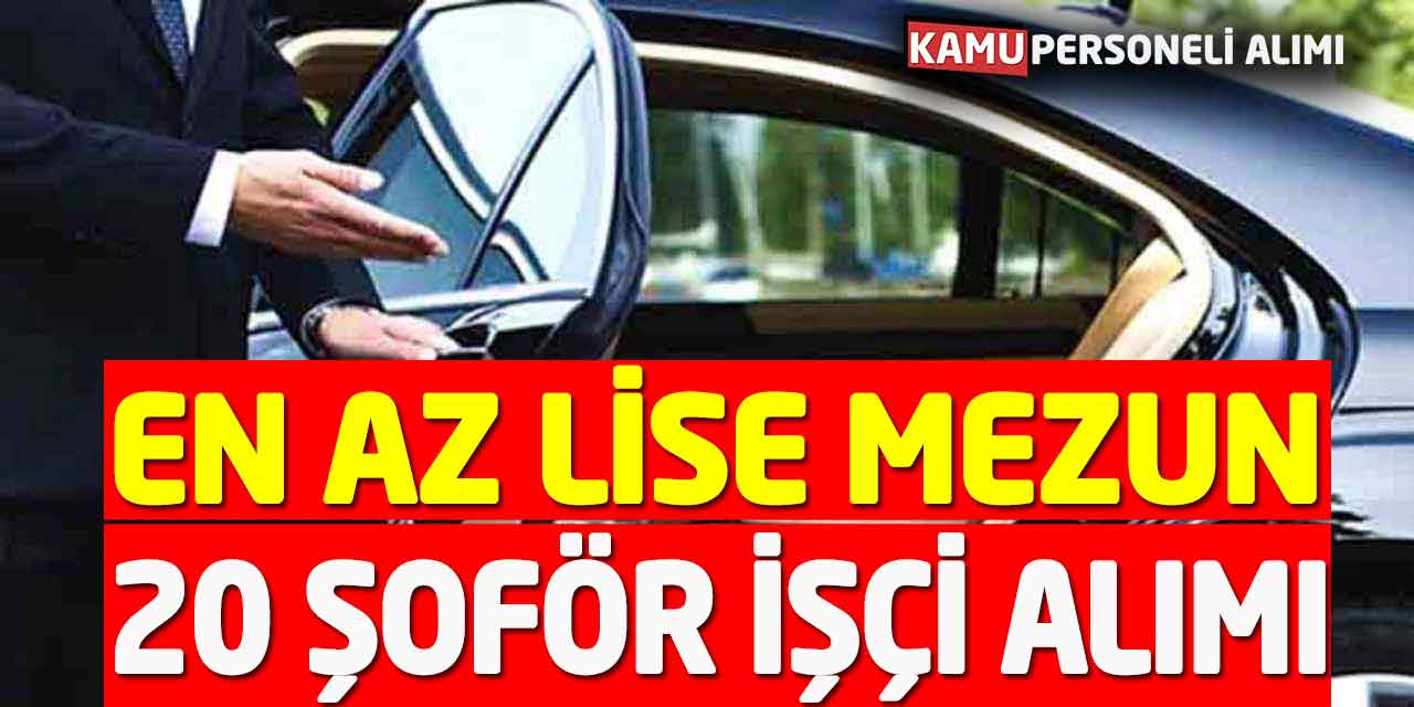 Yeni Başvuru Kılavuzu Yayımlandı! En Az Lise Mezunu 20 İşçi Alımı