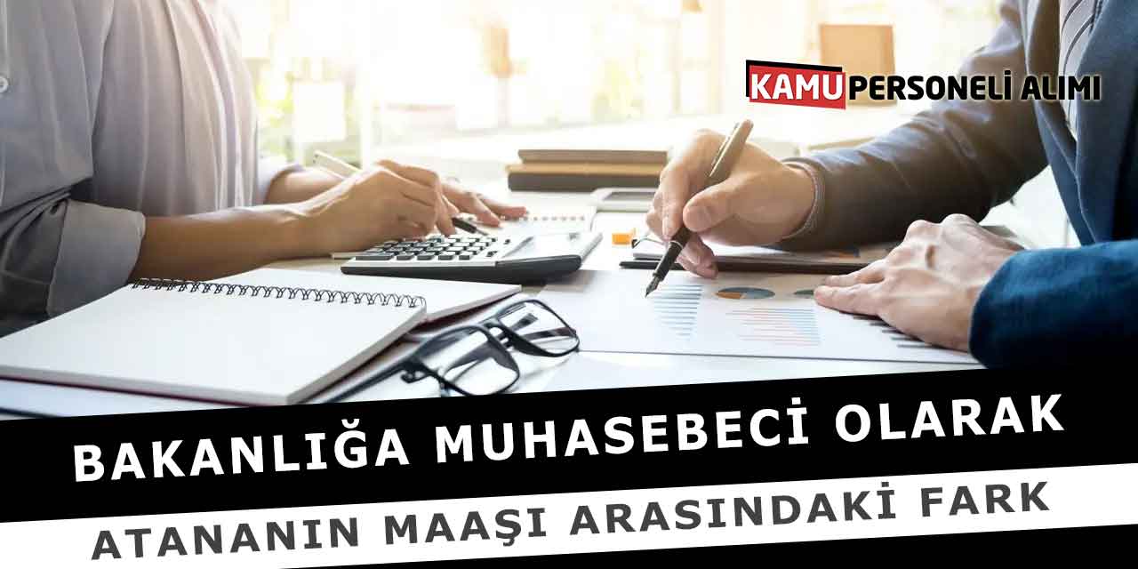 Bakanlığa Muhasebeci Olarak Atananın Maaşı Arasındaki Fark